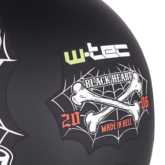 W-TEC V535 Black Heart Moto přilba černá