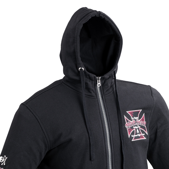 W-TEC Black Heart Vintage Iron Hoodie Pánská mikina