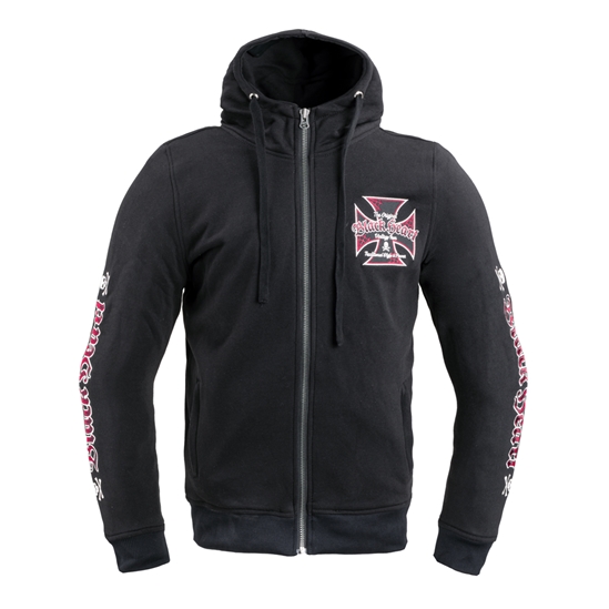 W-TEC Black Heart Vintage Iron Hoodie Pánská mikina