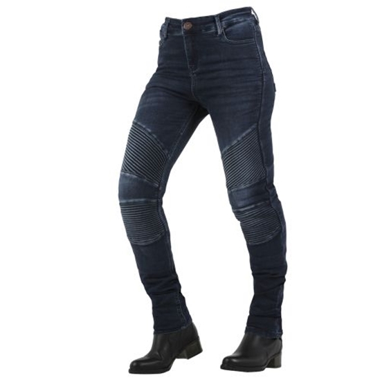 OVERLAP STRADALE WAXED JEANS Dámské kevlarové moto kalhoty