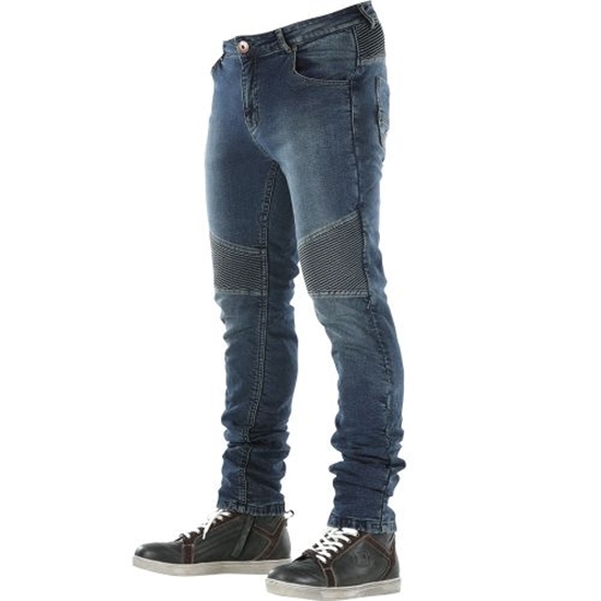 OVERLAP CASTEL STONE WASHED JEANS Kevlarové moto kalhoty