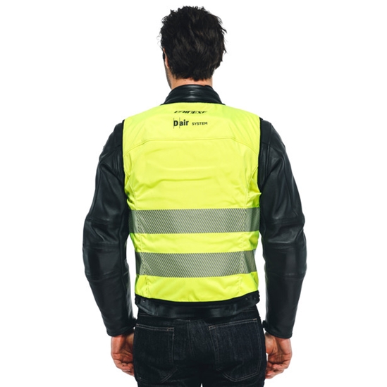 DAINESE SMART JACKET HI VIS D-AIR airbagová vesta reflexní