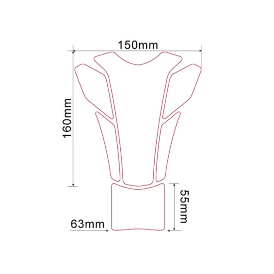 KEITI THD-207B tankpad - R modý