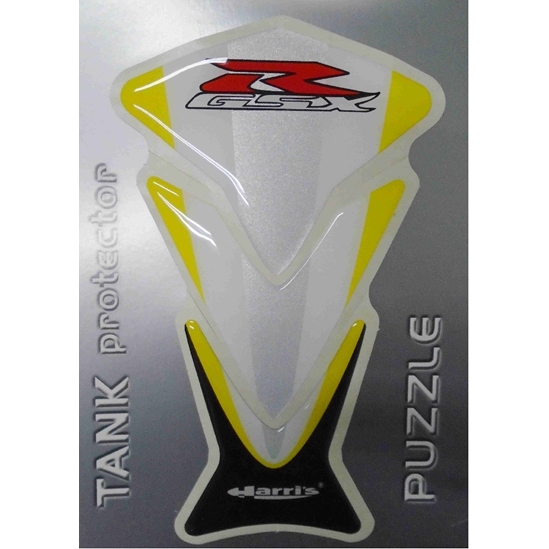 Tankpad ARIETE - PUZZLE 12970 - SUZUKI GSX-R žlutý