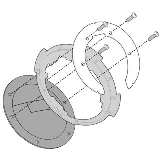 KAPPA Kawasaki Z 1000 - BF32K redukce pro tankvak tanklock 