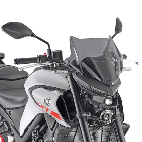 KAPPA 4128SK kouřové plexi KAWASAKI Z 650 / YAMAHA MT-03 321 (20-21)