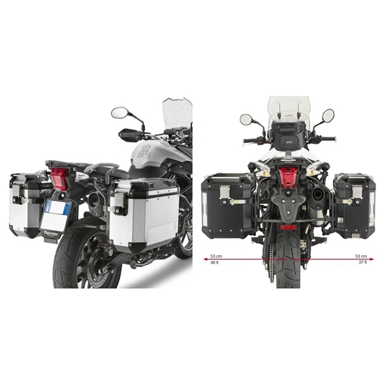 KAPPA KL6401CAM nosič bočních kufrů TRIUMPH TIGER 800 / 800 XC / 800 XR (11-17)