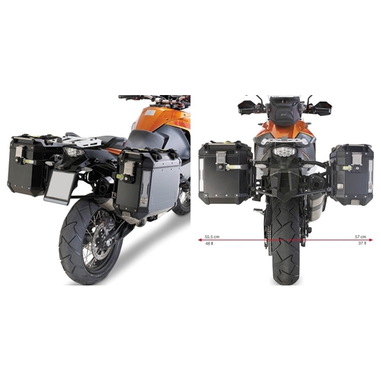 KAPPA KL7705CAM nosič bočních kufrů KTM 1050/1090/1190/1290 Adventure/Super Adventure (13-19)