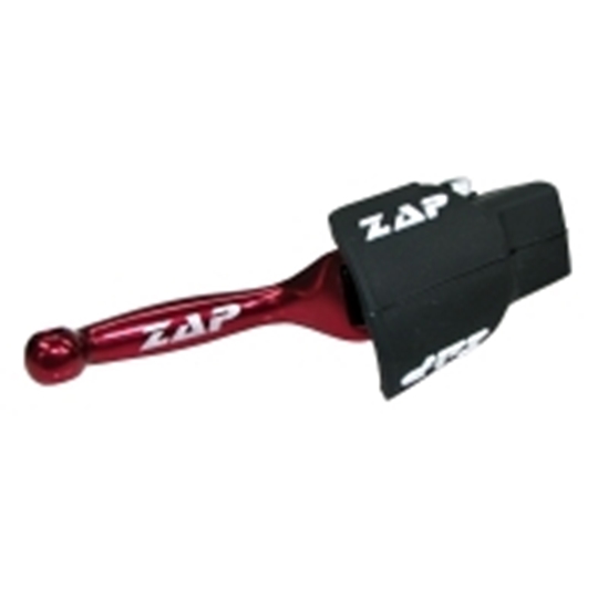 ZAP TECHNIX páčka brzdy Flex RM(Z) 04--, KX(F) 00--12, YZ(F) do 07, YZF 250-06, červená