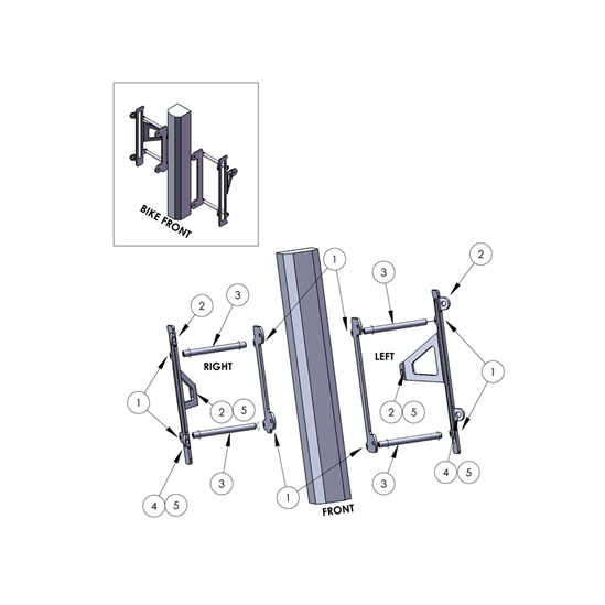 ZAP TECHNIX kryt chladiče KXF 450 19